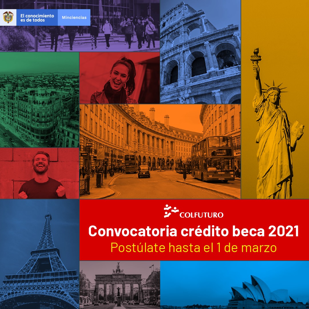 Convocatoria crédito beca 2021 MinCiencias