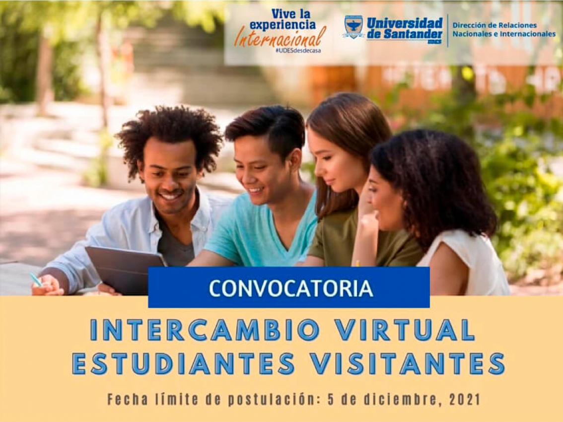 Convocatoria intercambio virtual de estudiantes visitantes UDES