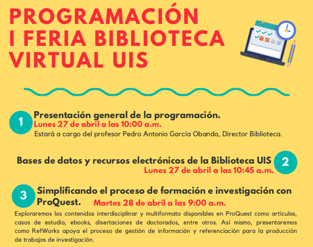 I Feria Virtual Biblioteca UIS