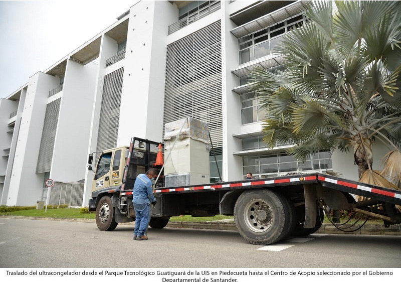 Traslado ultracongelador