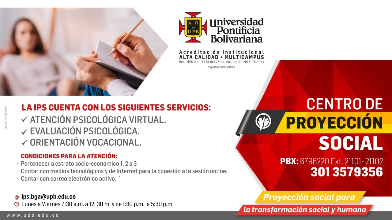 Upb psicología gratis