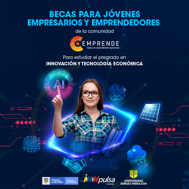 Becas para jóvenes empresarios y emprendedores INNPULSA