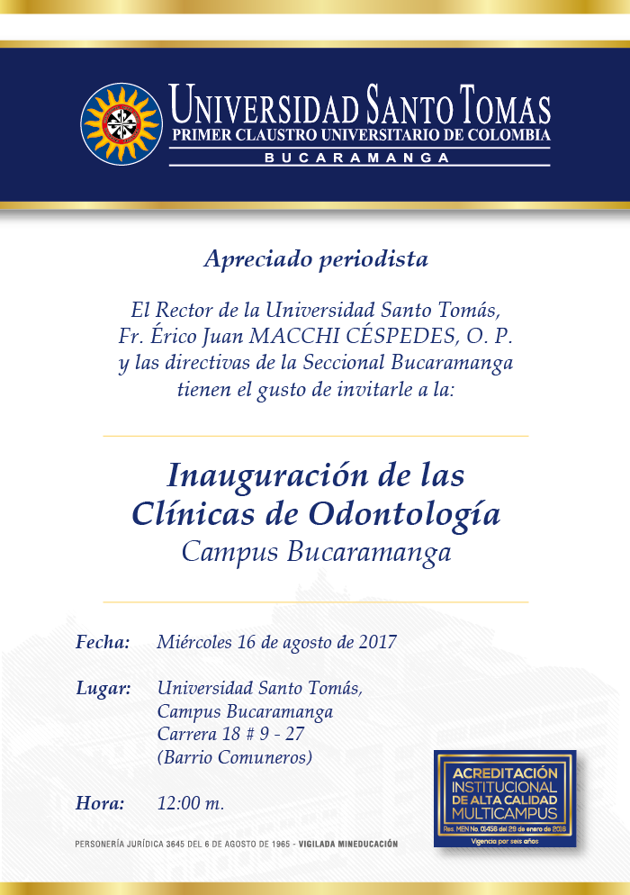 inauguracion clinicas odontologicas usta