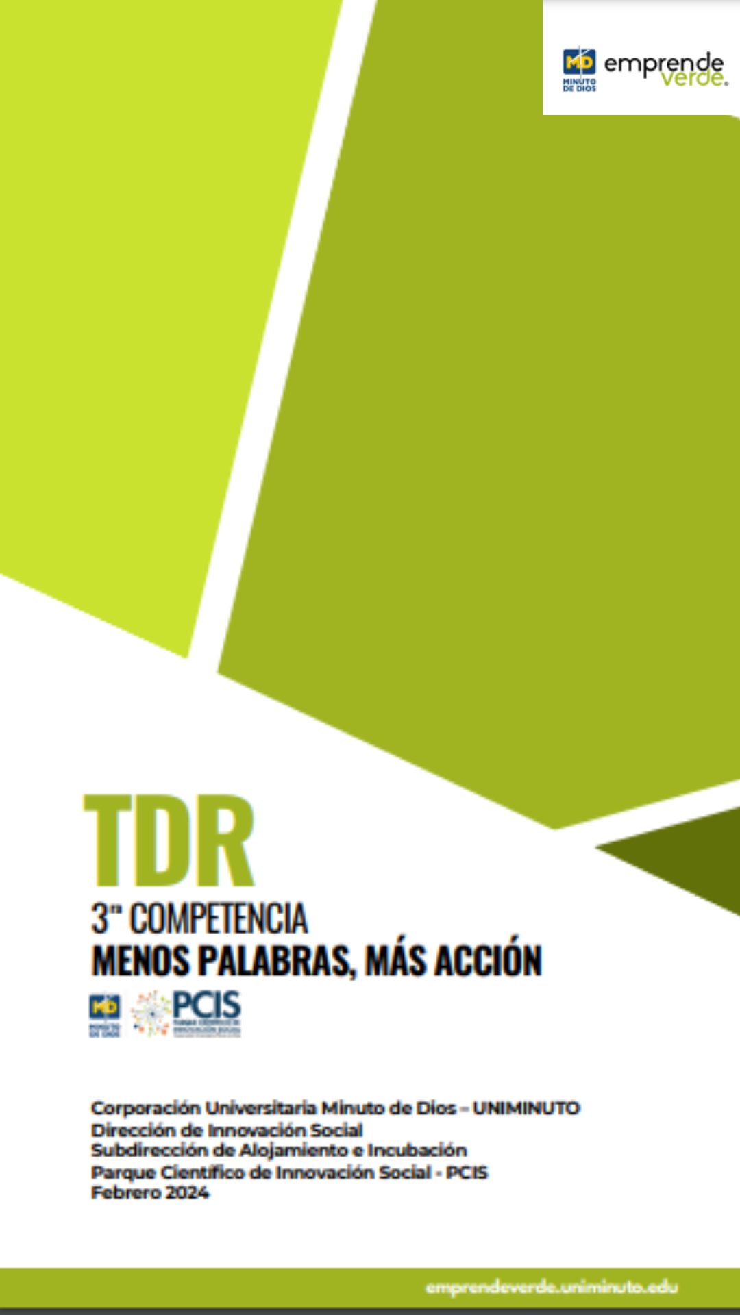 Convotaroia UNIMINUTO MARZO