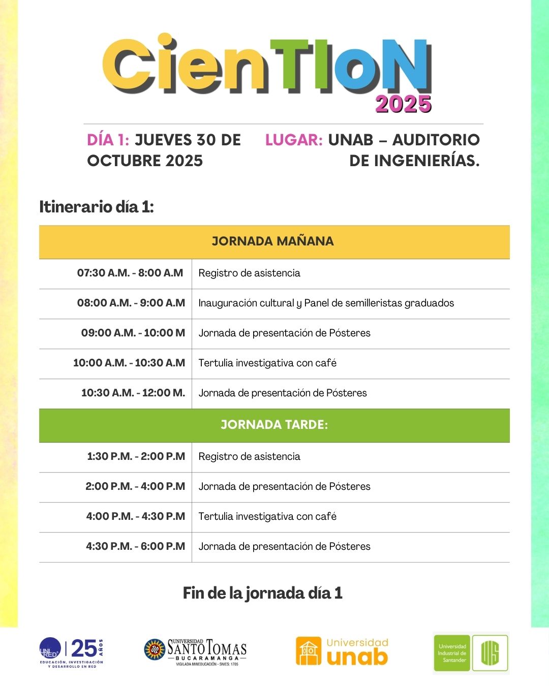 Itinerario día 1